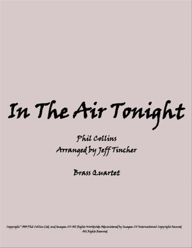 In The Air Tonight