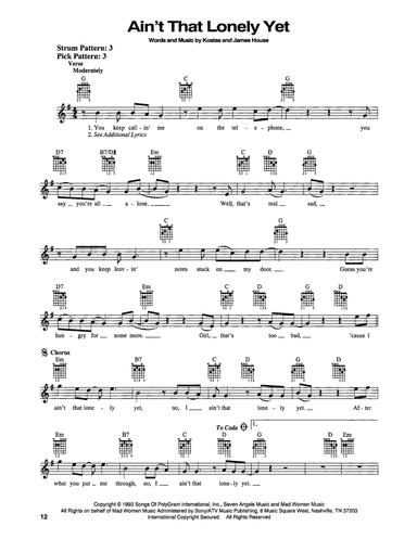 Ain't That Lonely Yet