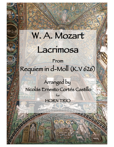 Lacrimosa (from Requiem in D minor, K. 626) for Horn Trio
