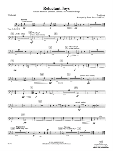 Reluctant Joys: Timpani