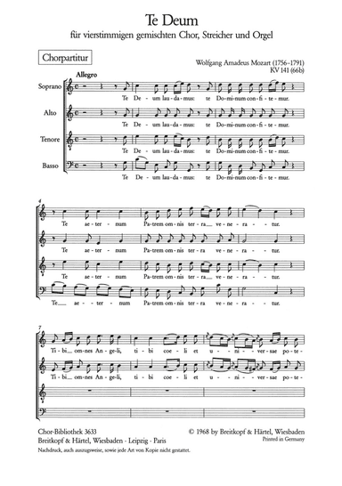 Te Deum in C major K. 141 (66b)