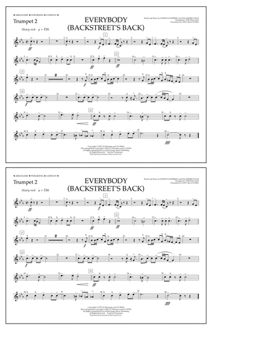Everybody (Backstreet's Back) (arr. Tom Wallace) - Trumpet 2