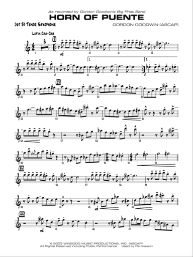 Horn of Puente: B-flat Tenor Saxophone