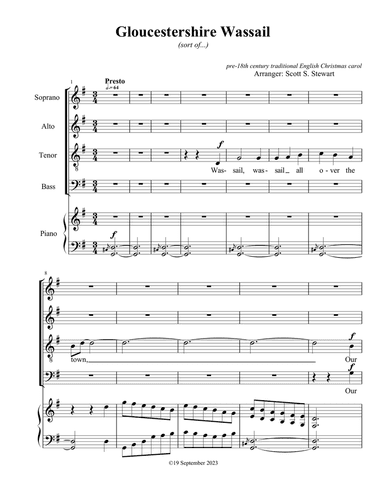 Gloucestershire Wassail (sort of)