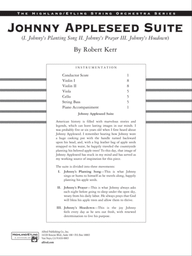 Johnny Appleseed Suite: Score
