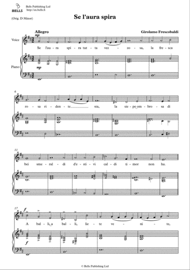 Se l'aura spira (B minor)