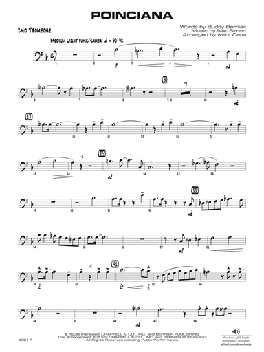 Poinciana: 2nd Trombone