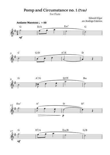 Pomp and Circumstance no. 1 (Trio)