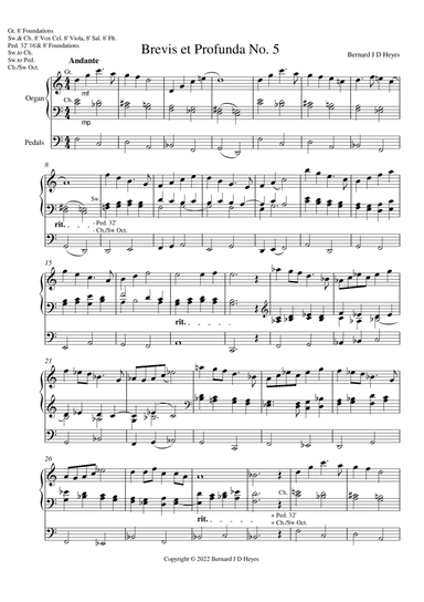 Brevis et Profunda No. 5