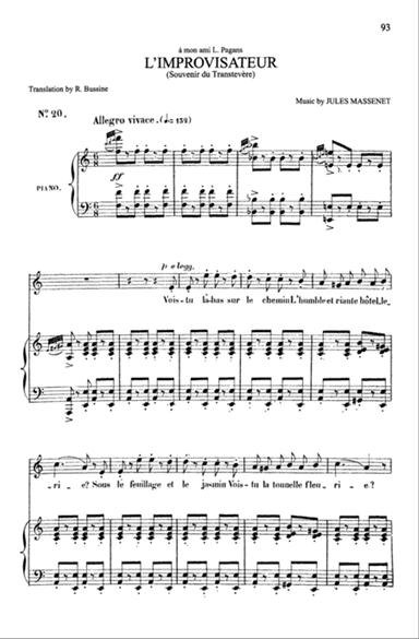 Massenet: Songs, Volume I, High Voice (French)