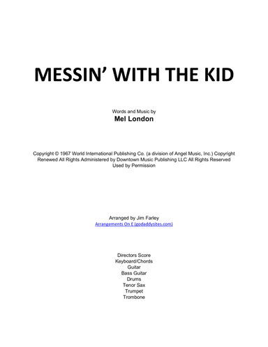 Messin' With The Kid