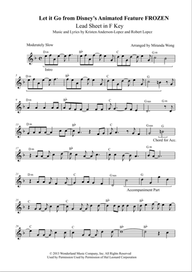 Let It Go (from Frozen)