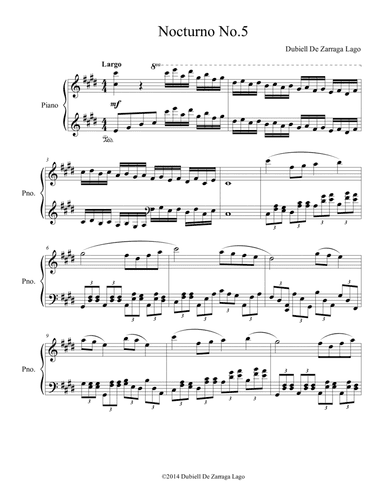 Six Nocturnes No.5