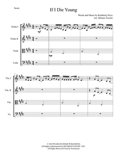 If I Die Young