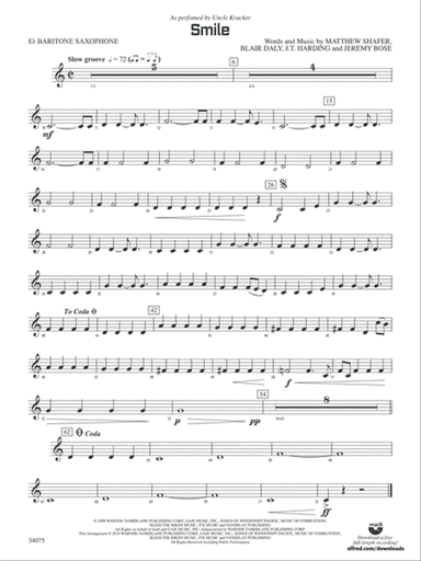 Smile: E-flat Baritone Saxophone
