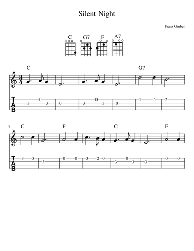 Silent Night (Ukulele)