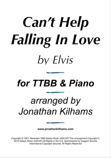 Can't Help Falling In Love