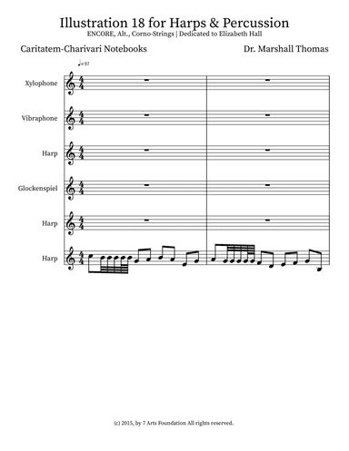 Illustration 18 for Harps & Percussion
