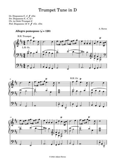 Trumpet Tune in D