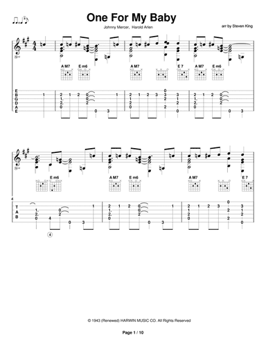 One For My Baby (and One More For The Road)