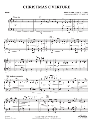 Christmas Overture (arr. Robert Longfield) - Piano