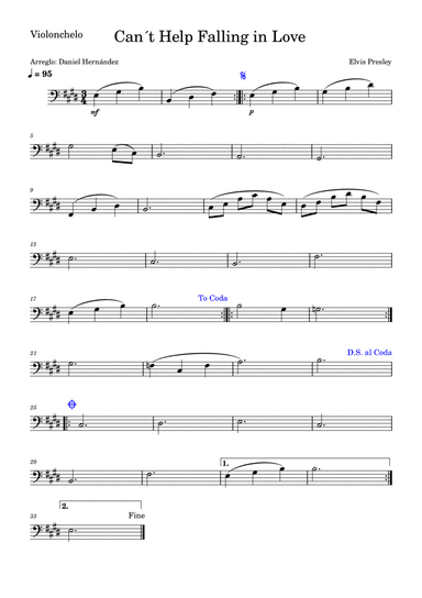 Can't Help Falling In Love