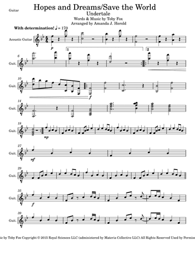 Hopes & Dreams Save The World His Theme