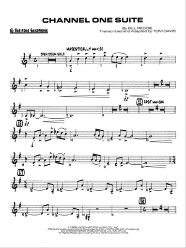 Channel One Suite: E-flat Baritone Saxophone