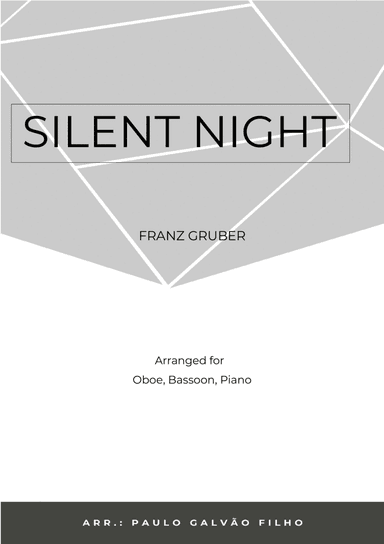 SILENT NIGHT - WIND PIANO TRIO (OBOE, BASSOON & PIANO)