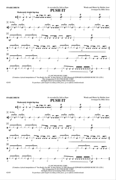 Push It: Snare Drum