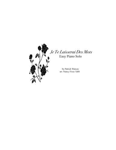 Je Te Laisserai Des Mots