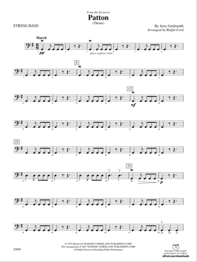 Patton (Theme): String Bass