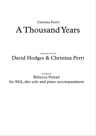 A Thousand Years