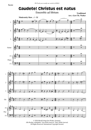 Gaudete! Christus Est Natus