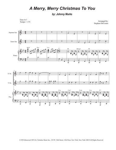 A Merry, Merry Christmas To You