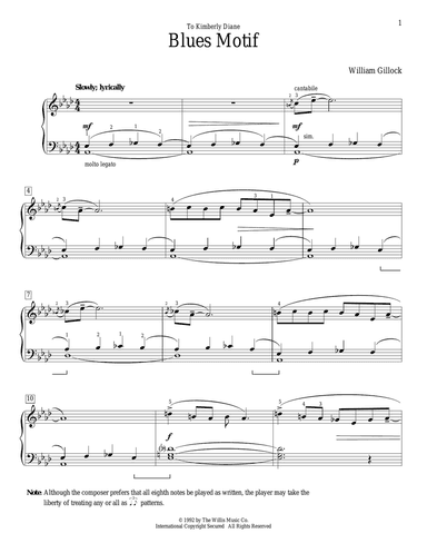Blues Motif