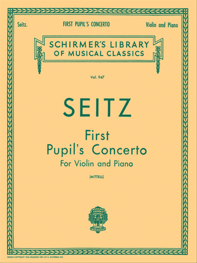 Pupil's Concerto No. 1 In D - Violin/Piano