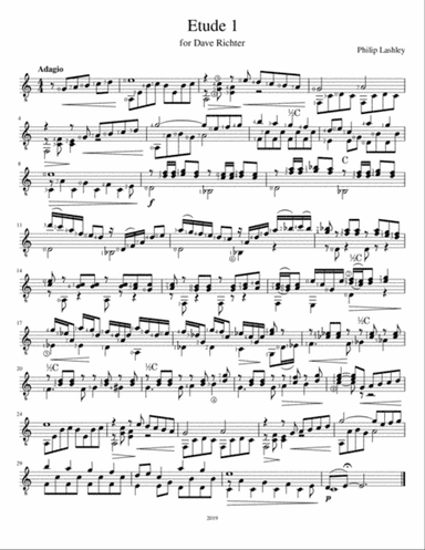 Etude 1