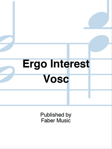 Mozart - Ergo Interst Vocal Score
