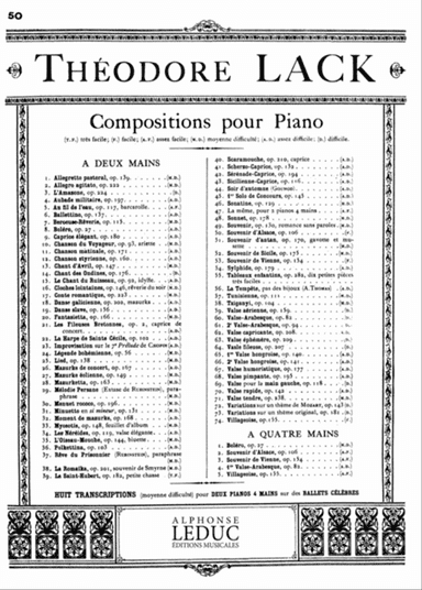 Souvenir D'Alsace Op106