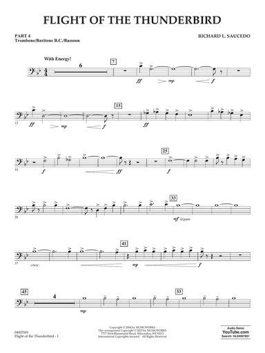 Flight Of The Thunderbird - Pt.4 - Trombone/Bar. B.C./Bsn.