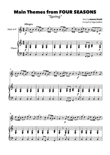 Main Themes from Four Seasons “Spring”
