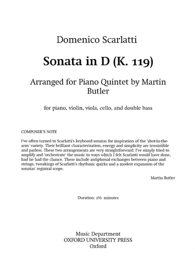 Sonata in D (K. 119)