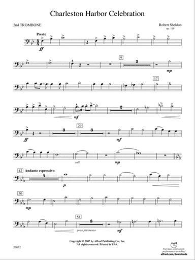 Charleston Harbor Celebration: 2nd Trombone