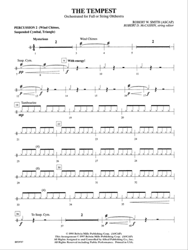 The Tempest: 2nd Percussion