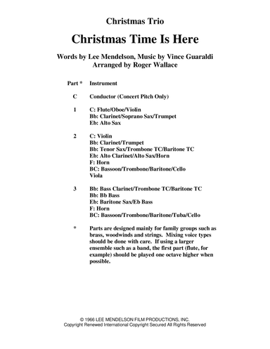 Christmas Time Is Here