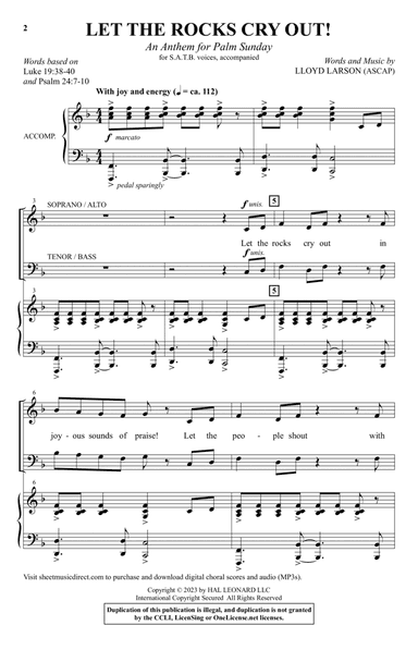 Let The Rocks Cry Out! (An Anthem For Palm Sunday)