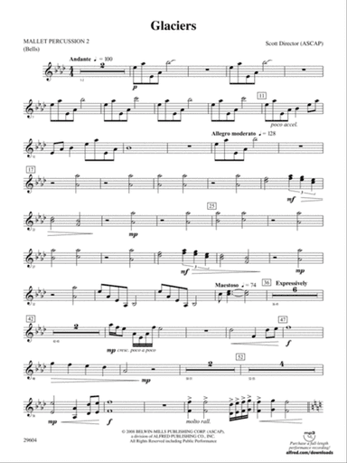 Glaciers: 2nd Mallet Percussion