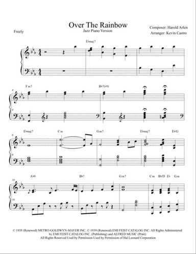 Over The Rainbow (from The Wizard Of Oz)