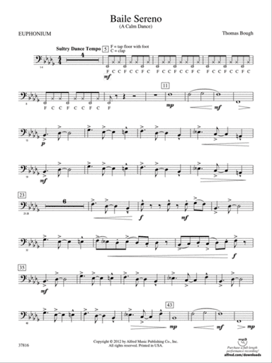 Baile Sereno: Baritone B.C.
